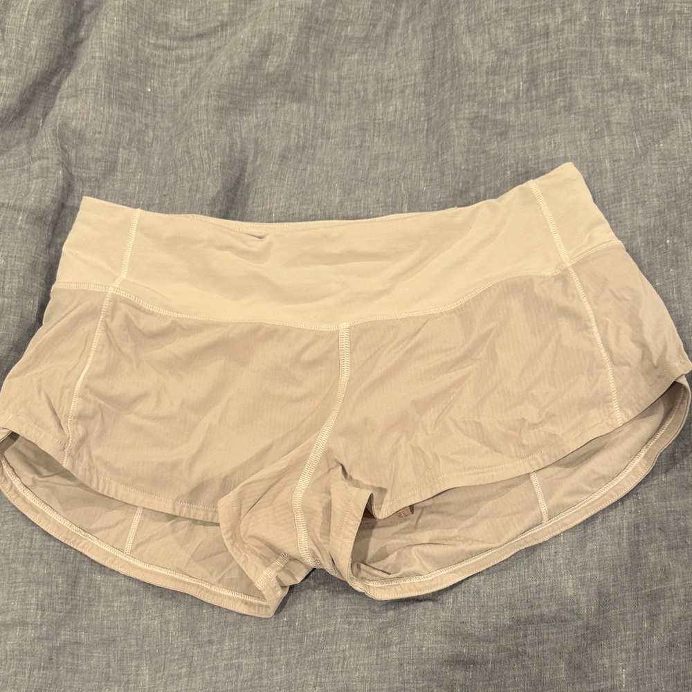 lululemon athletica white Athletic Shorts